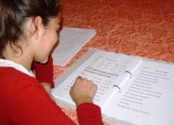 Student practicing with the Reading Rocks reader